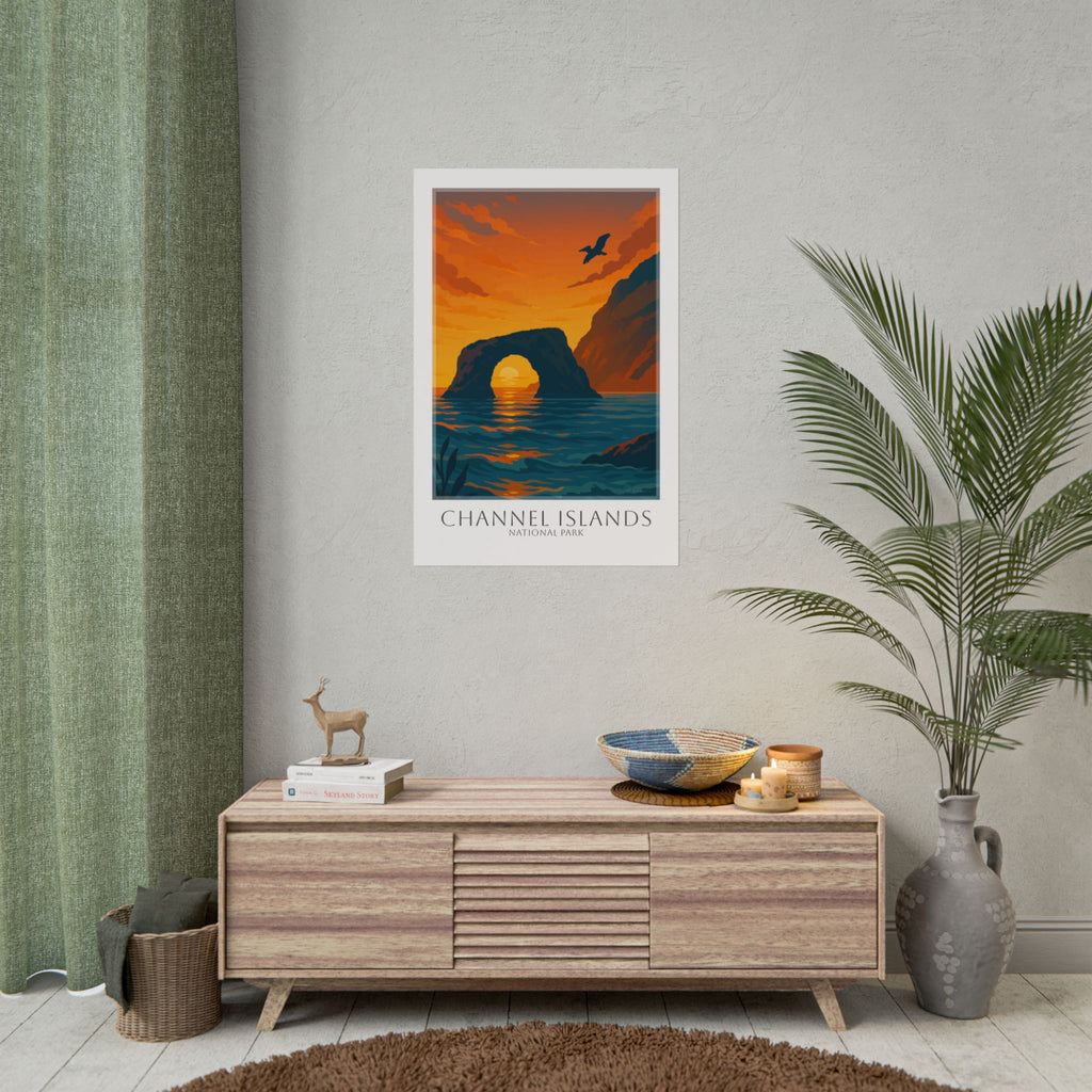 CHANNEL ISLANDS * Travel Poster * National Park Wall Art