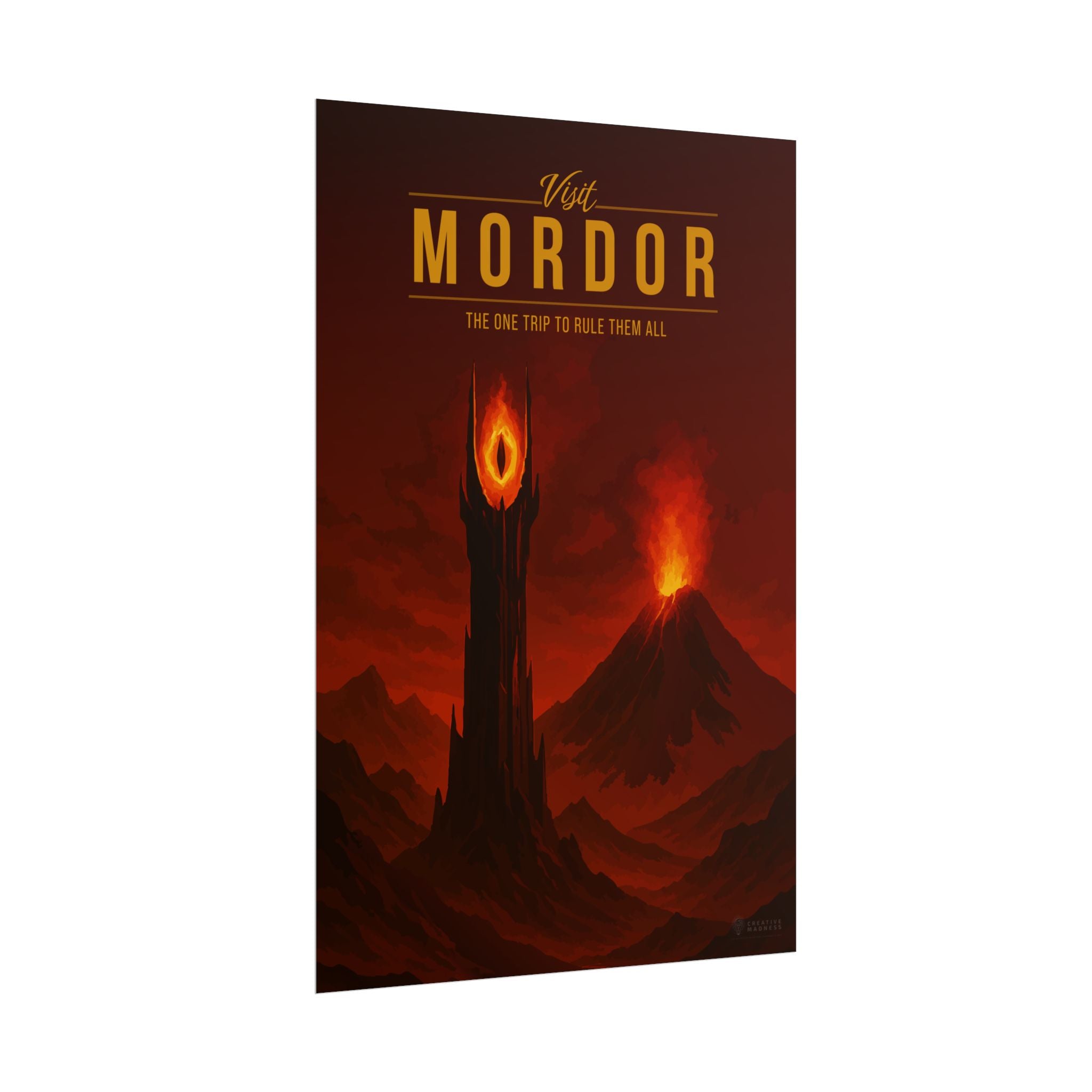 Mordor Travel Poster