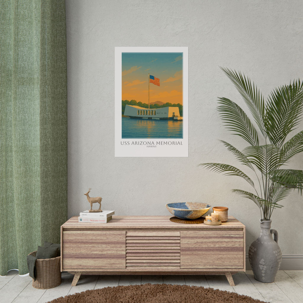 Uss Arizona Memorial Travel Poster