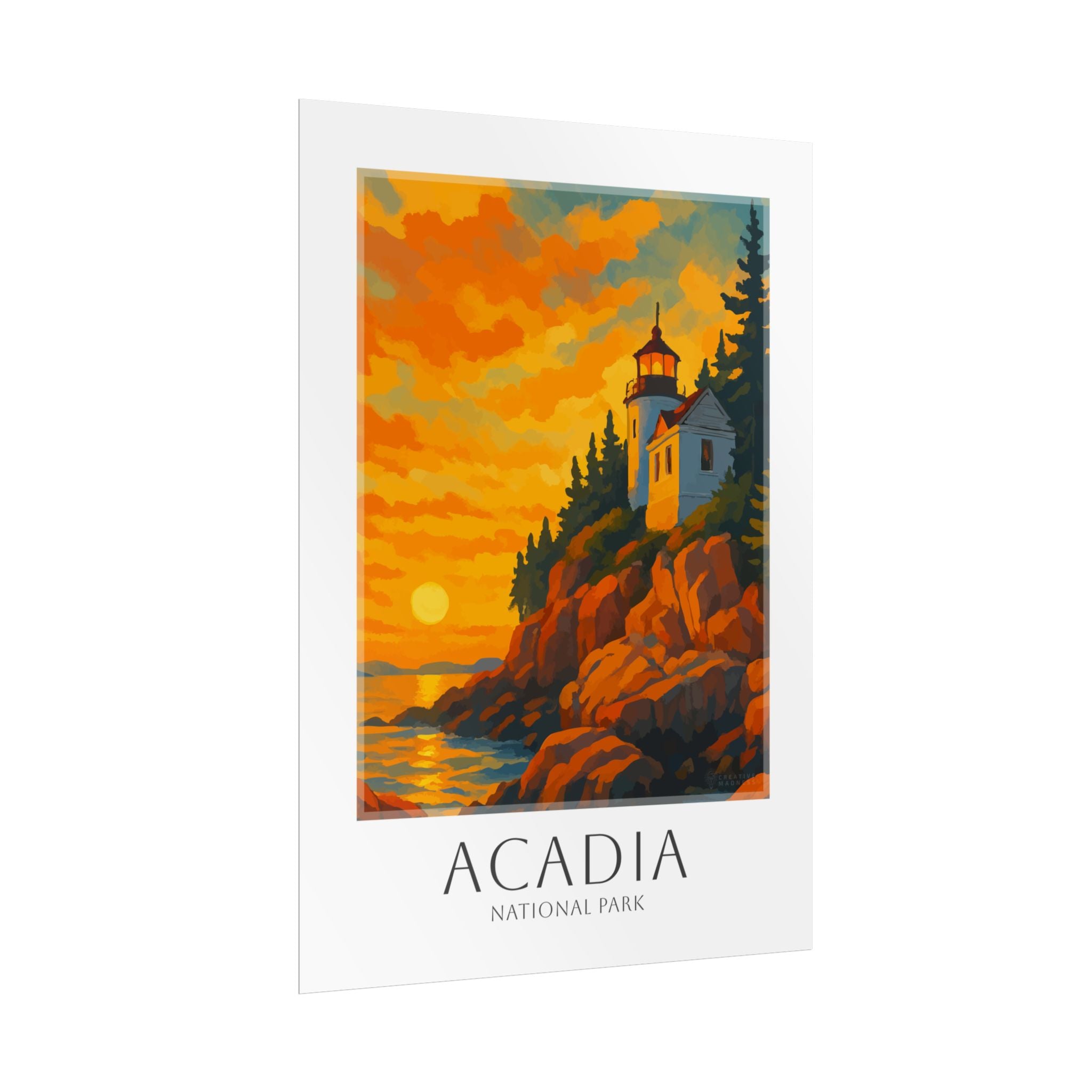 ACADIA * Travel Poster * National Park Wall Art