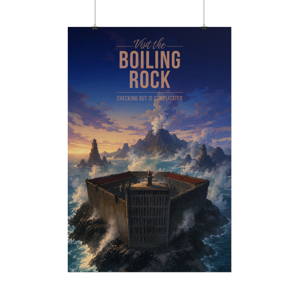 Boiling Rock Travel Poster