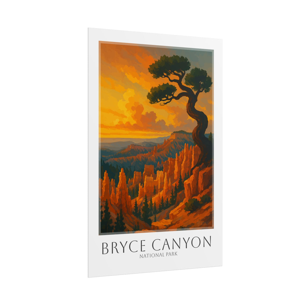 BRYCE CANYON * Travel Poster * National Park Wall Art