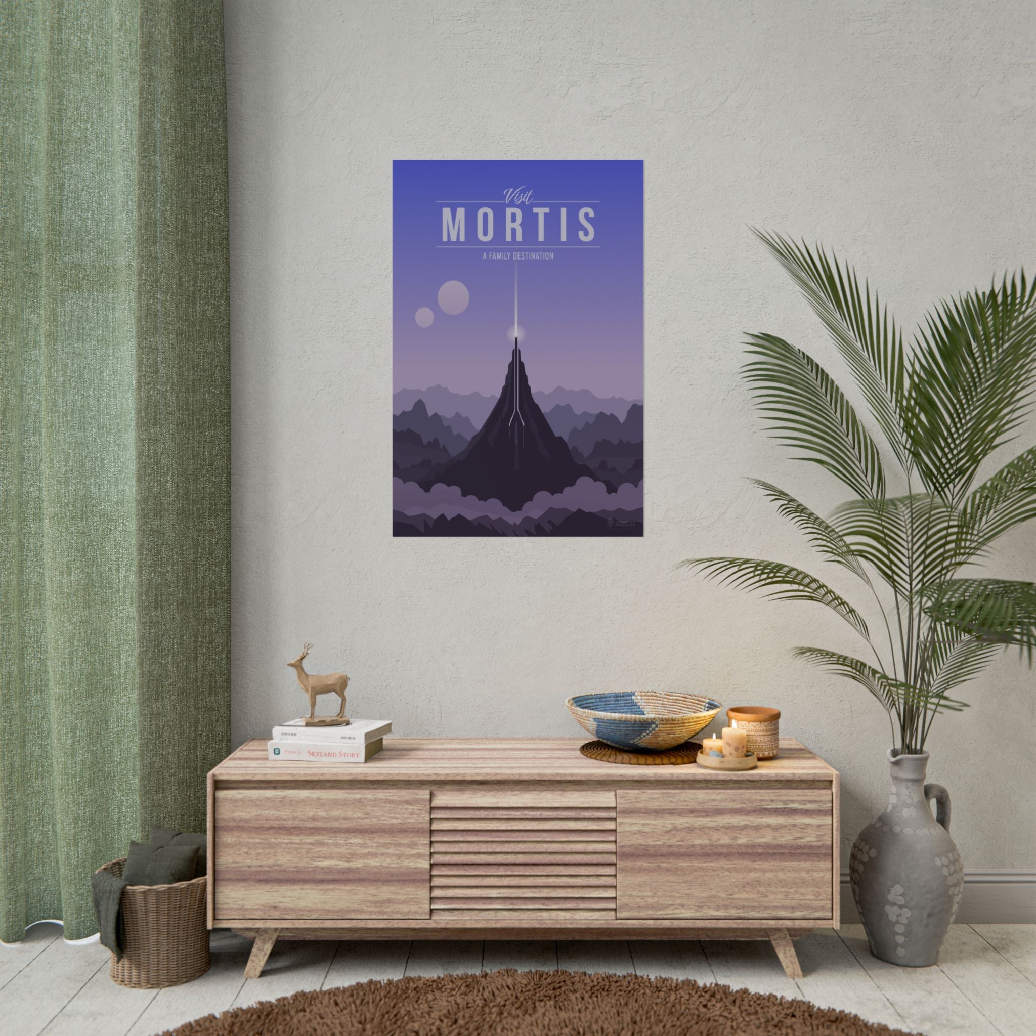Mortis Travel Poster