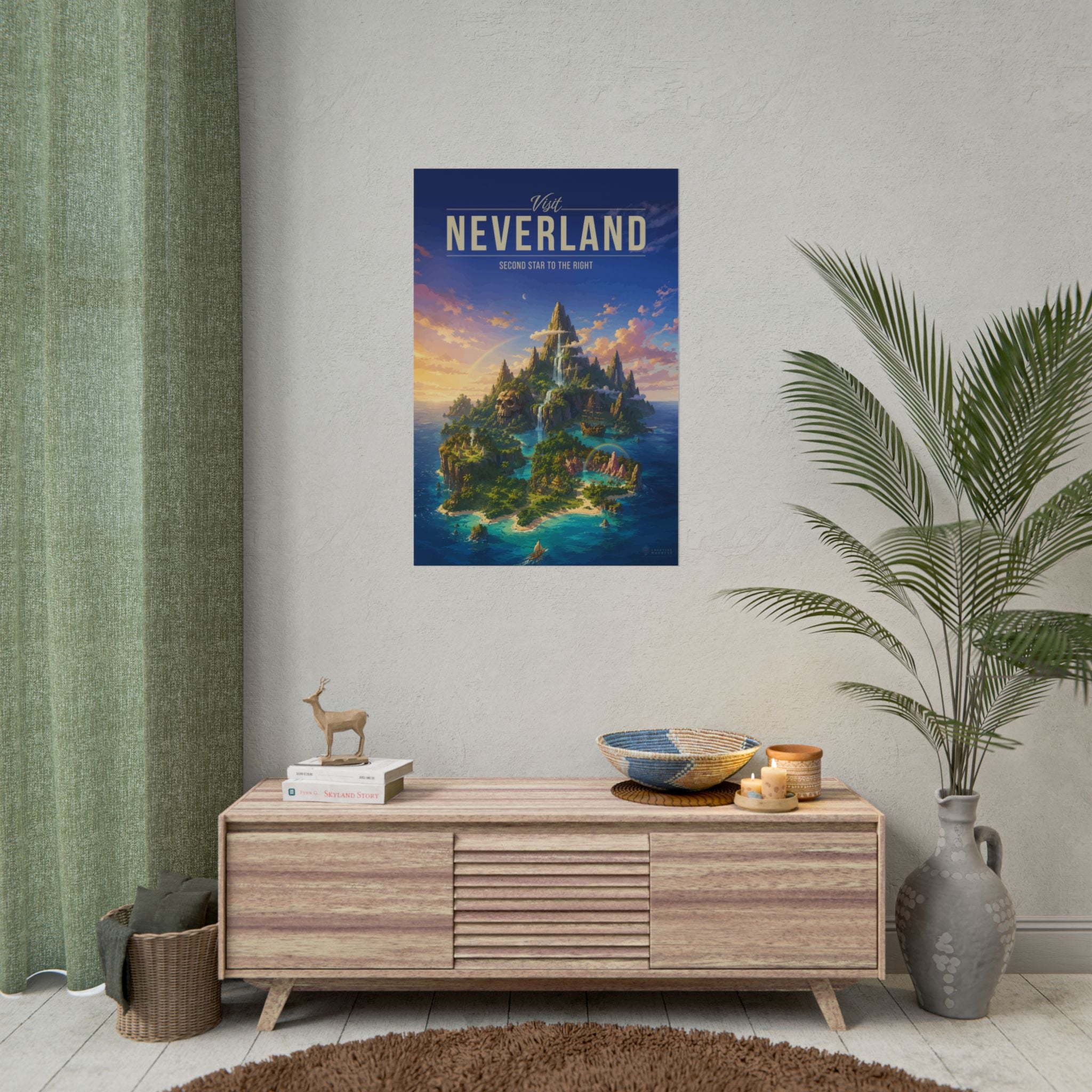 Neverland Travel Poster