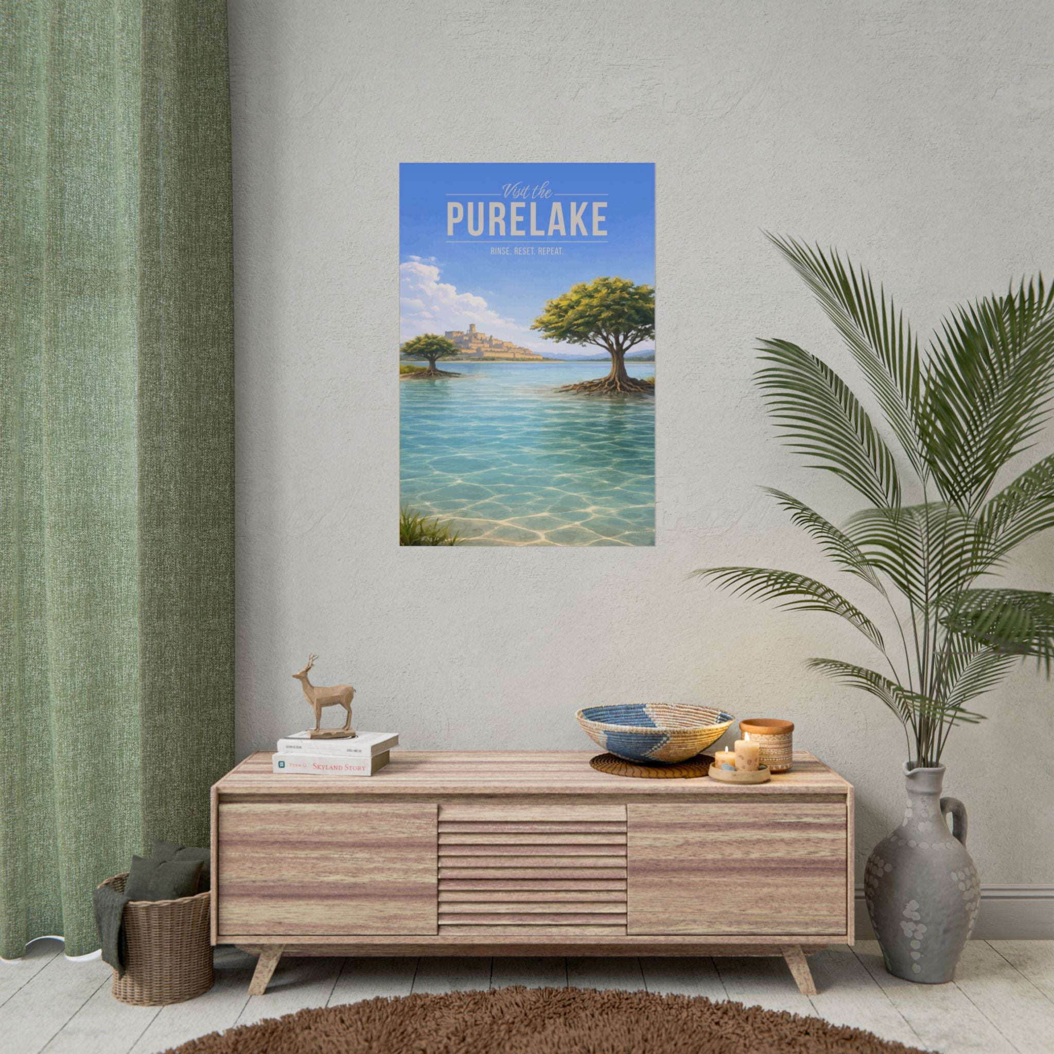 Purelake Travel Poster