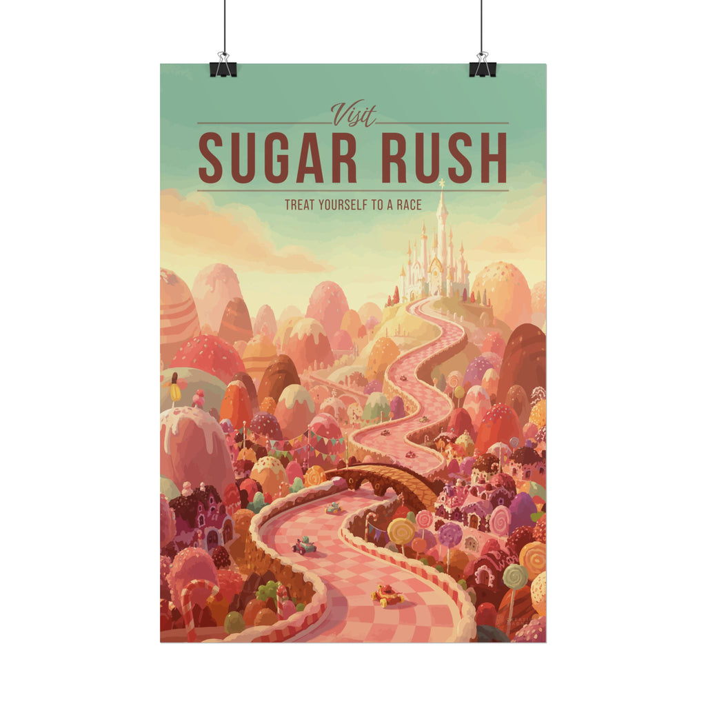 Sugar Rush Travel Poster