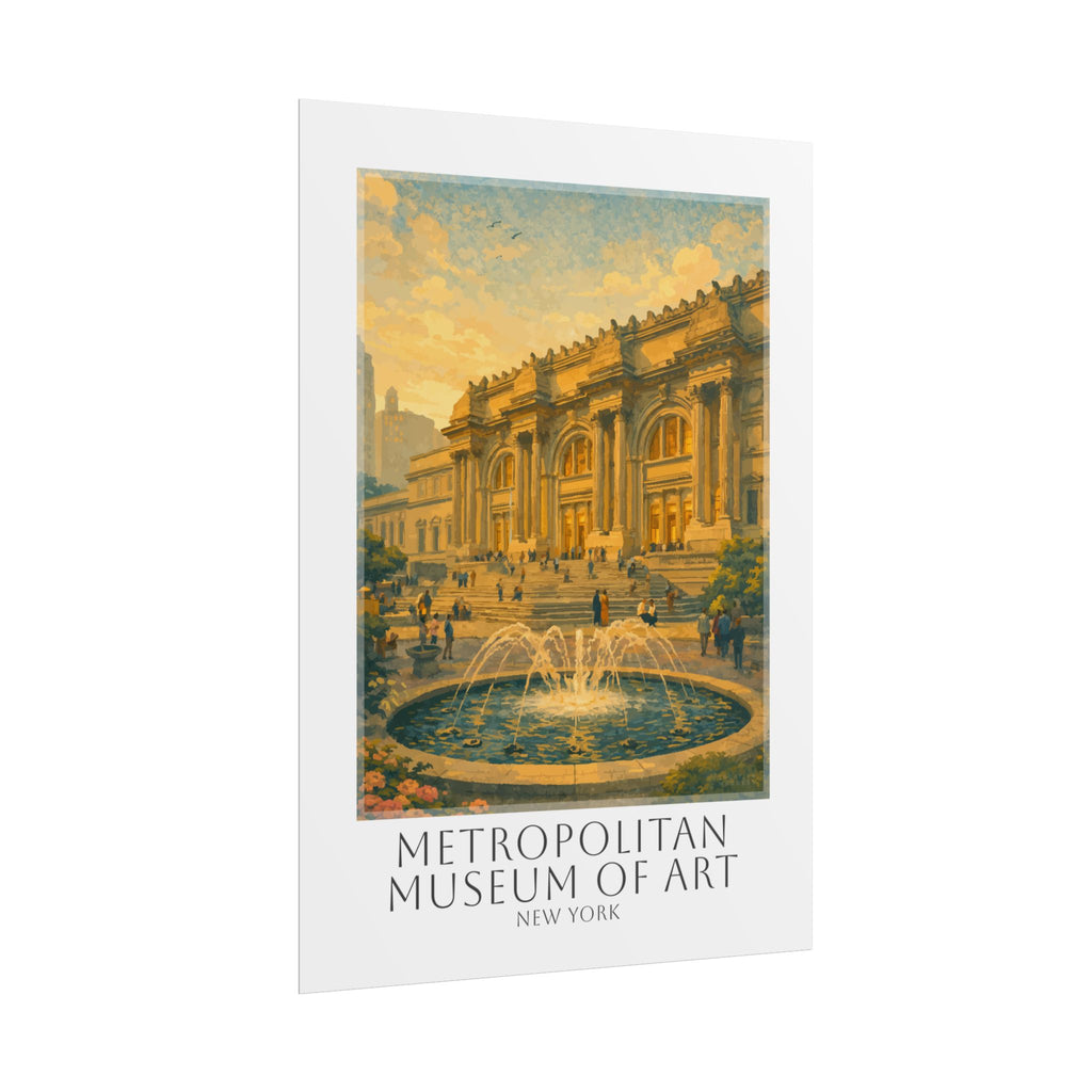 Metropolitan Museum Of Art Travel Poster