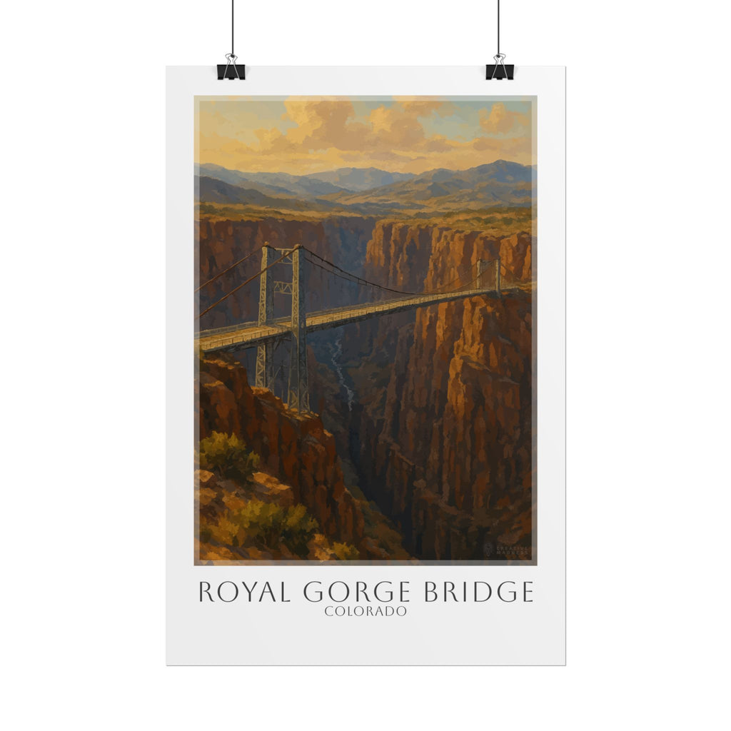 Royal Gorge Bridge Travel Poster