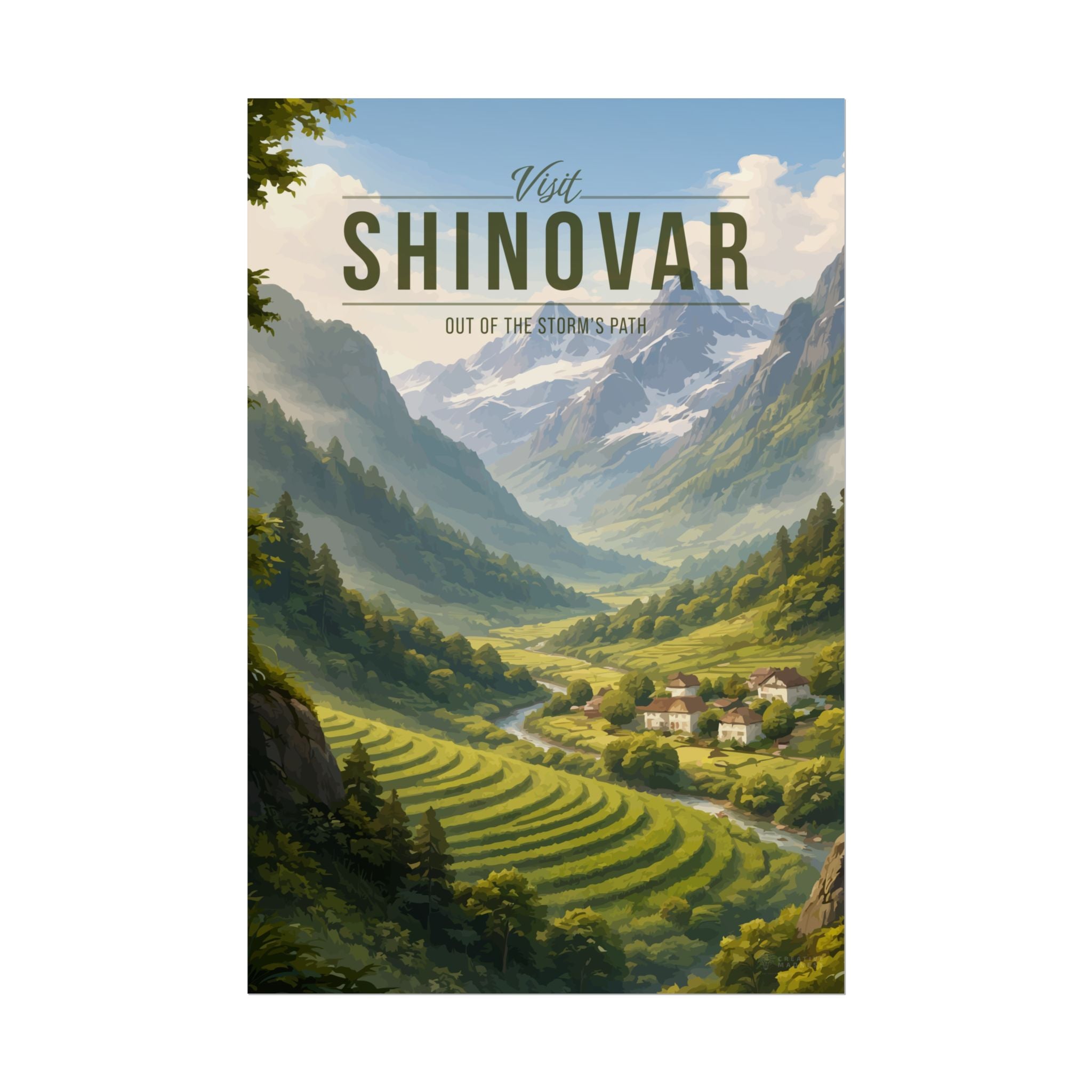 Shinovar Travel Poster