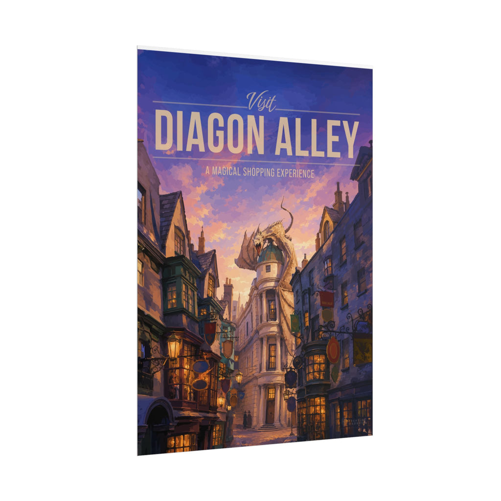 Diagon Alley Travel Poster