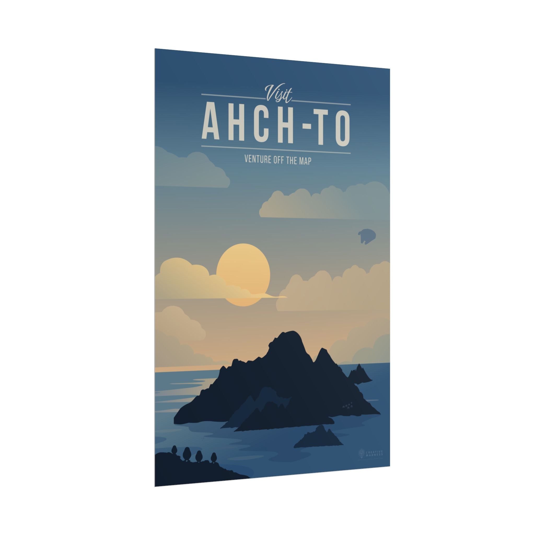 Ahch-To Travel Poster