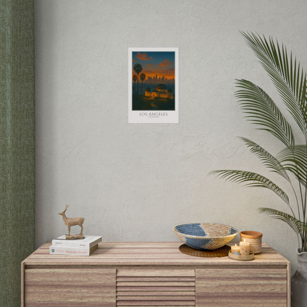 Los Angeles Travel Poster
