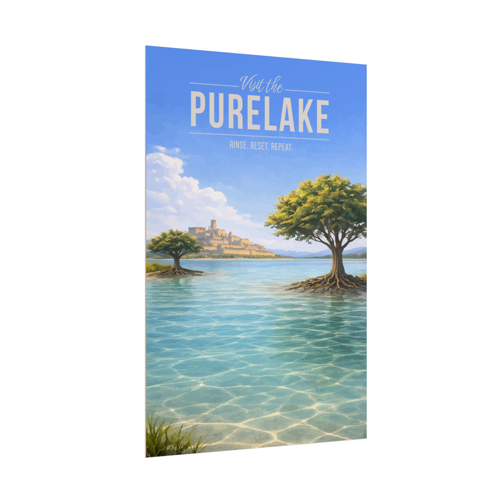 Purelake Travel Poster