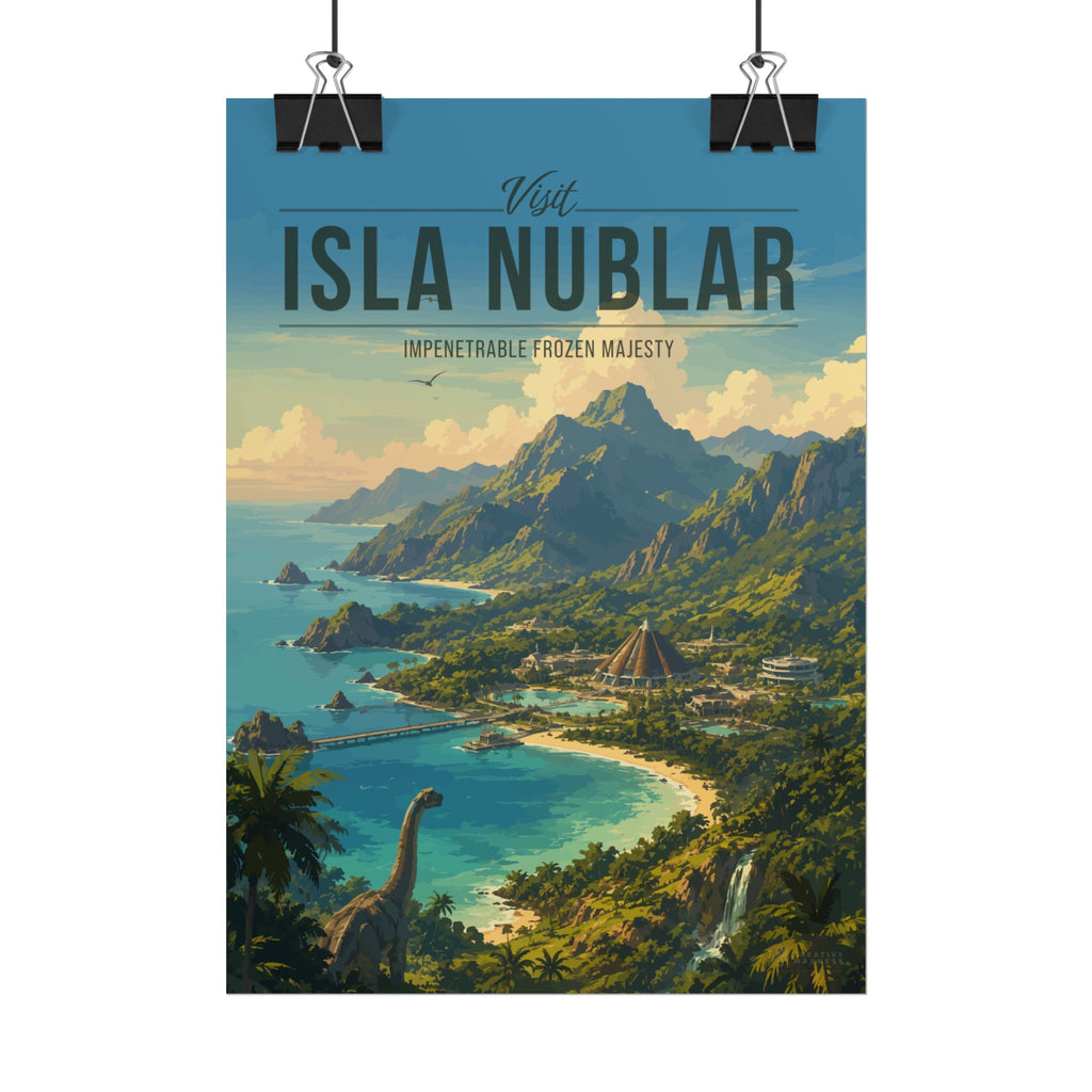 Isla Nublar Travel Poster