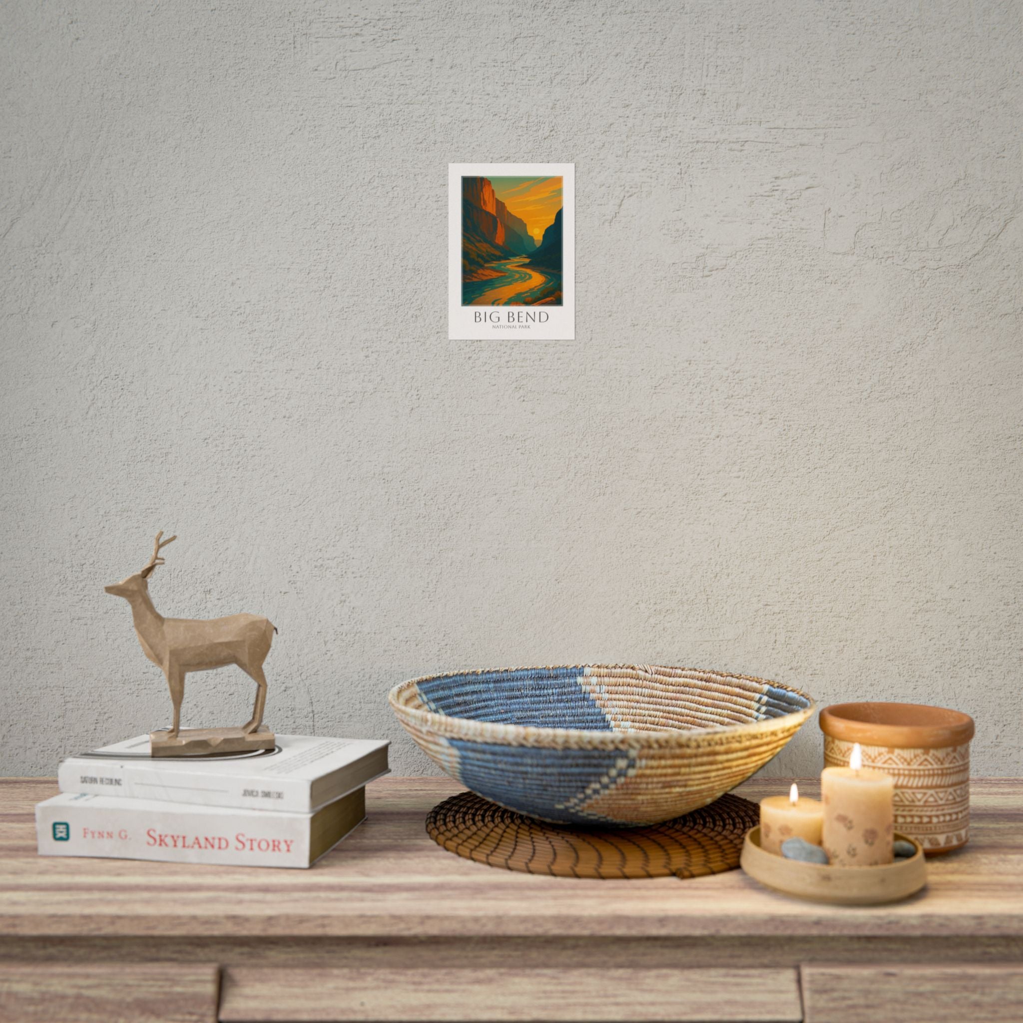 BIG BEND * Travel Poster * National Park Wall Art