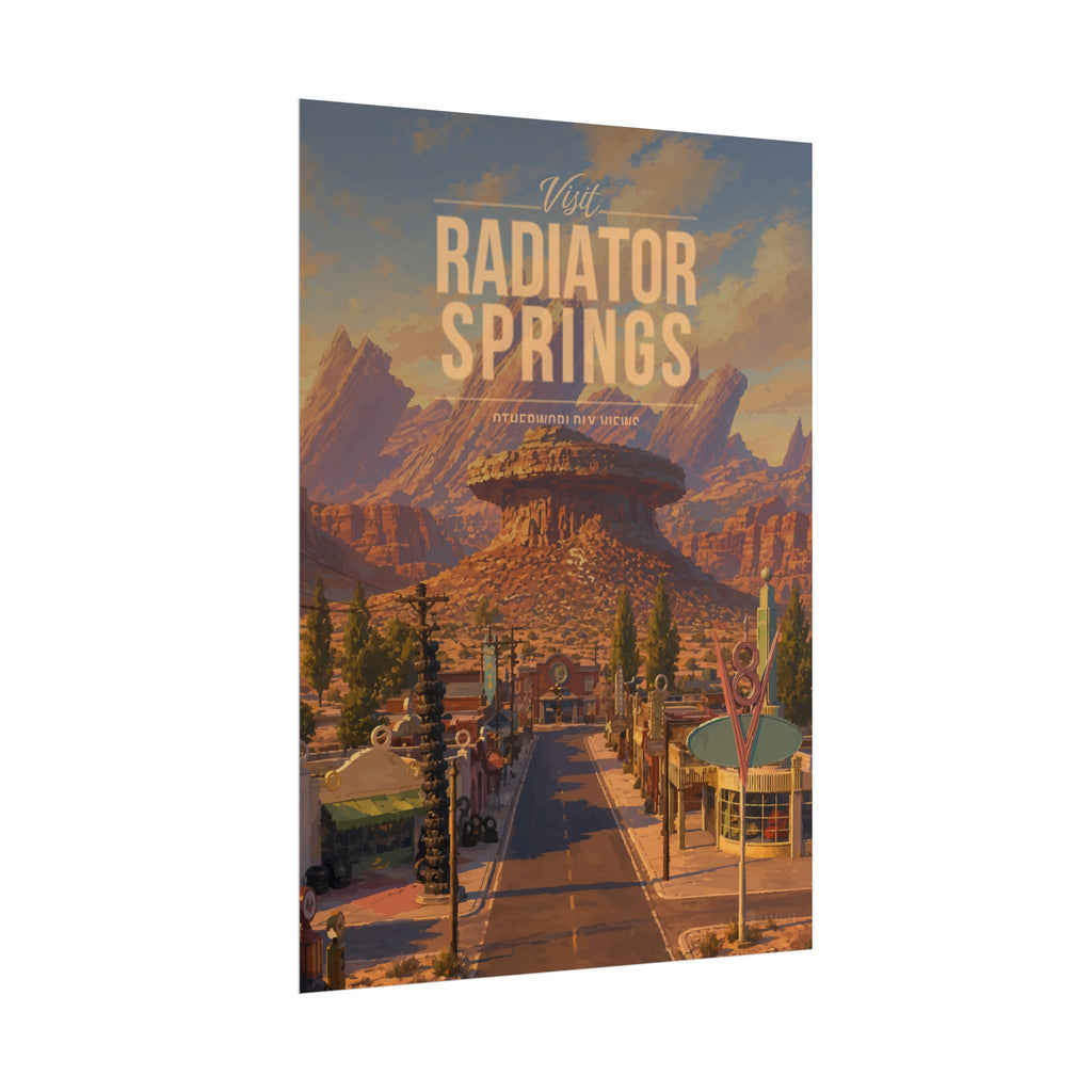 Radiator Springs Travel Poster