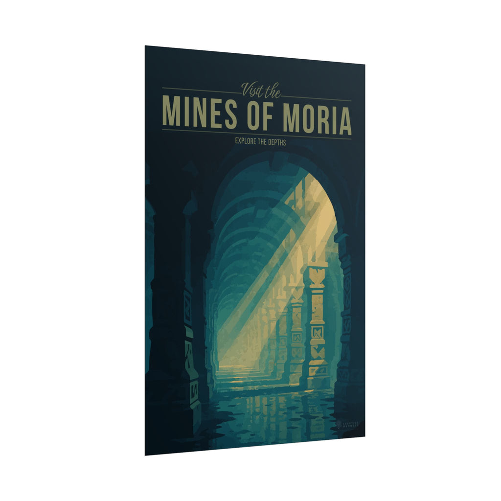 Mines of Moria Travel Poster