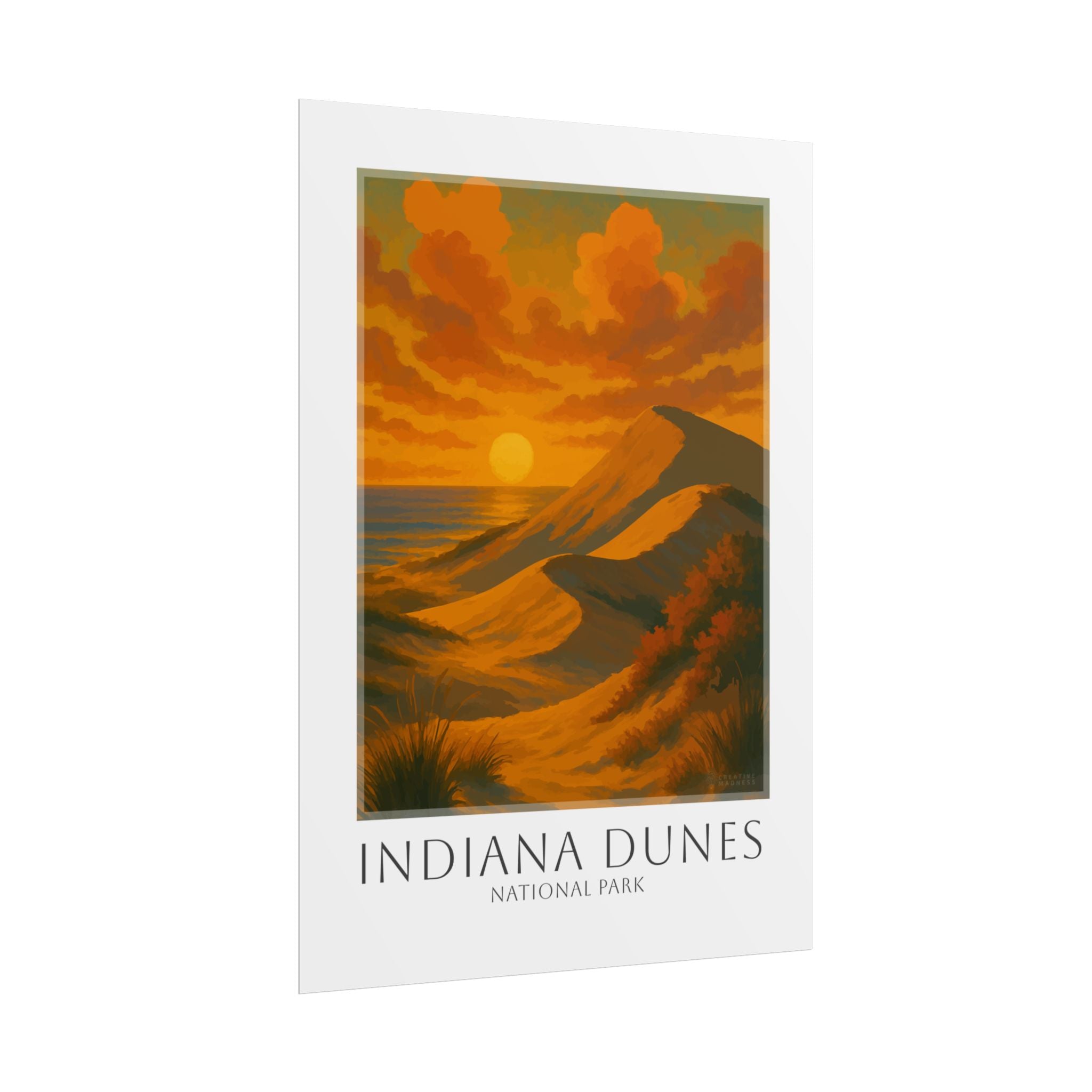 INDIANA DUNES * Travel Poster * National Park Wall Art