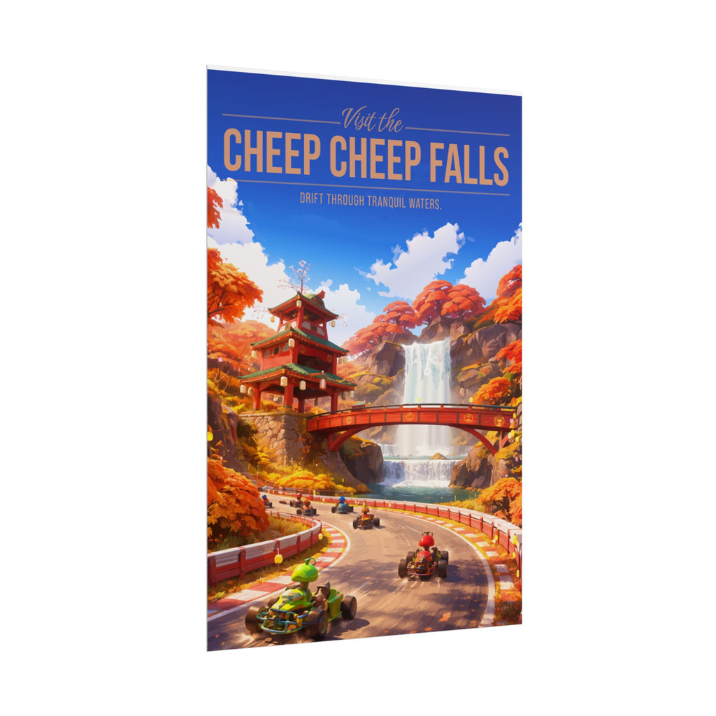 Cheep Cheep Falls Travel Poster