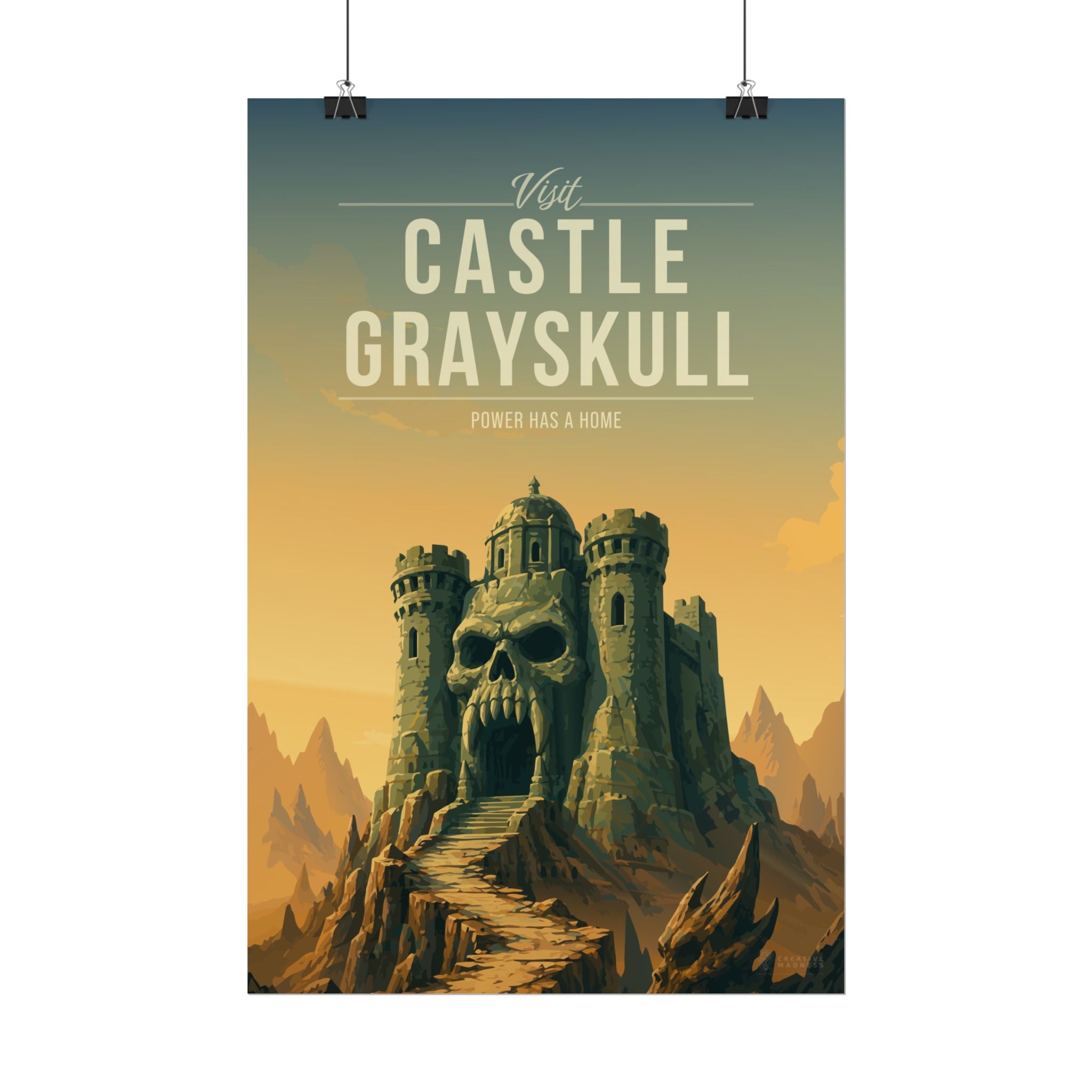 Castle Grayskull Travel Poster