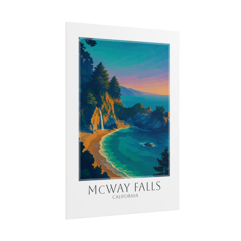 Mcway Falls Travel Poster