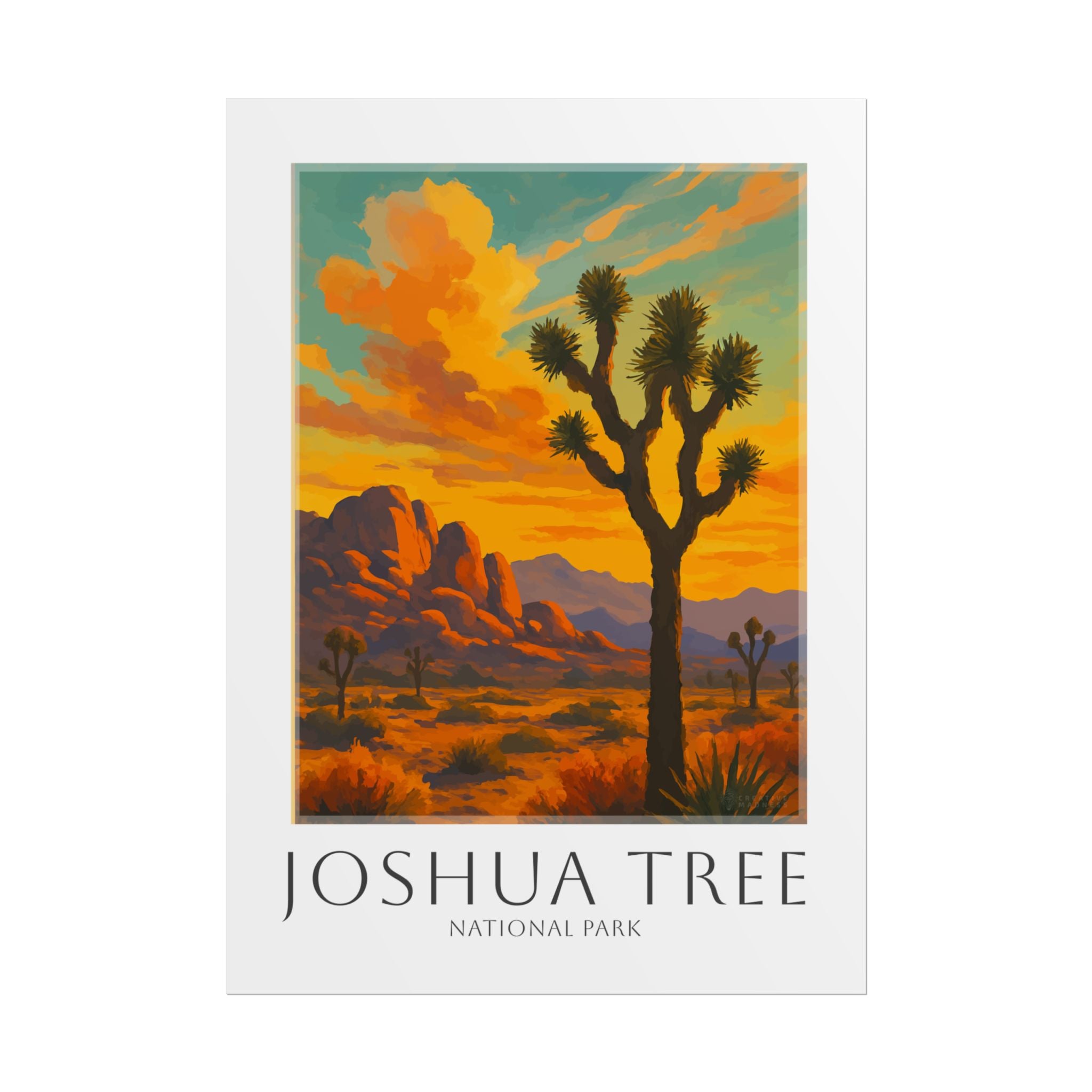 JOSHUA TREE * Travel Poster * National Park Wall Art