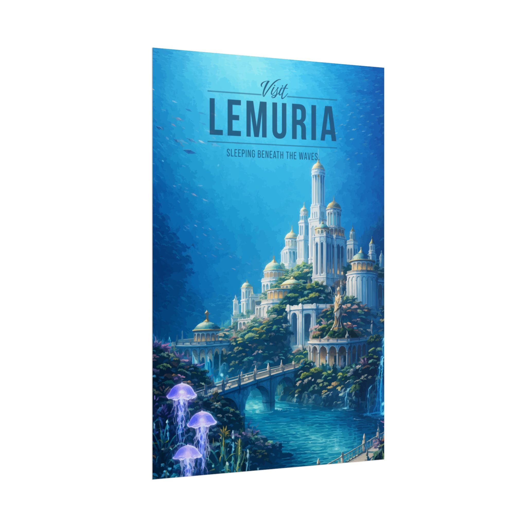 Lemuria Travel Poster