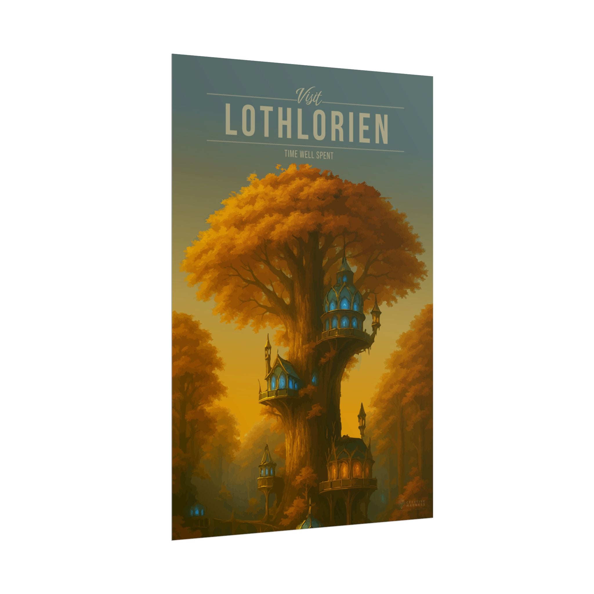 Lothlorien Travel Poster
