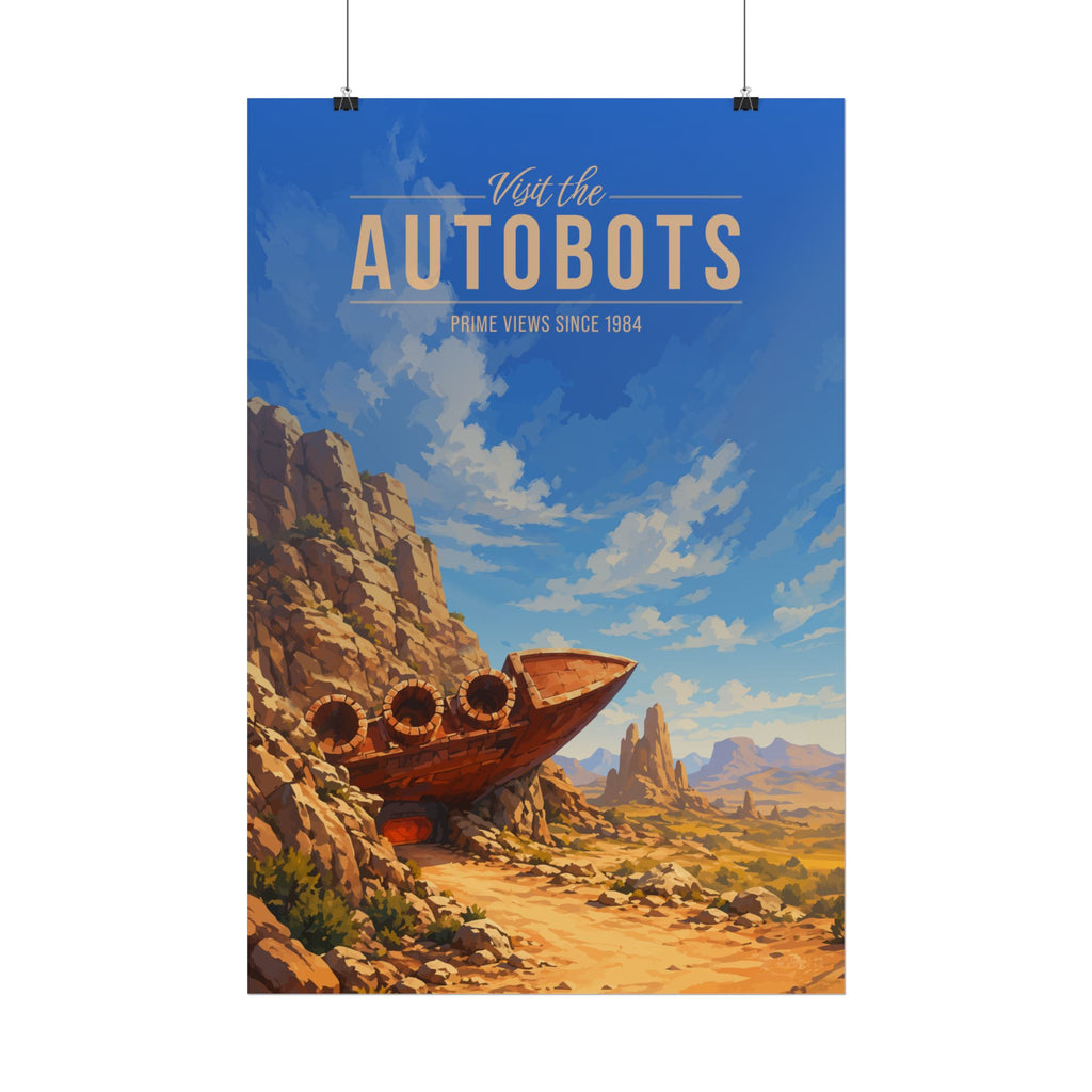 Autobots Travel Poster
