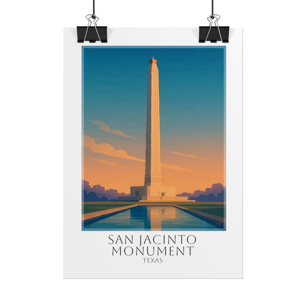 San Jacinto Travel Poster