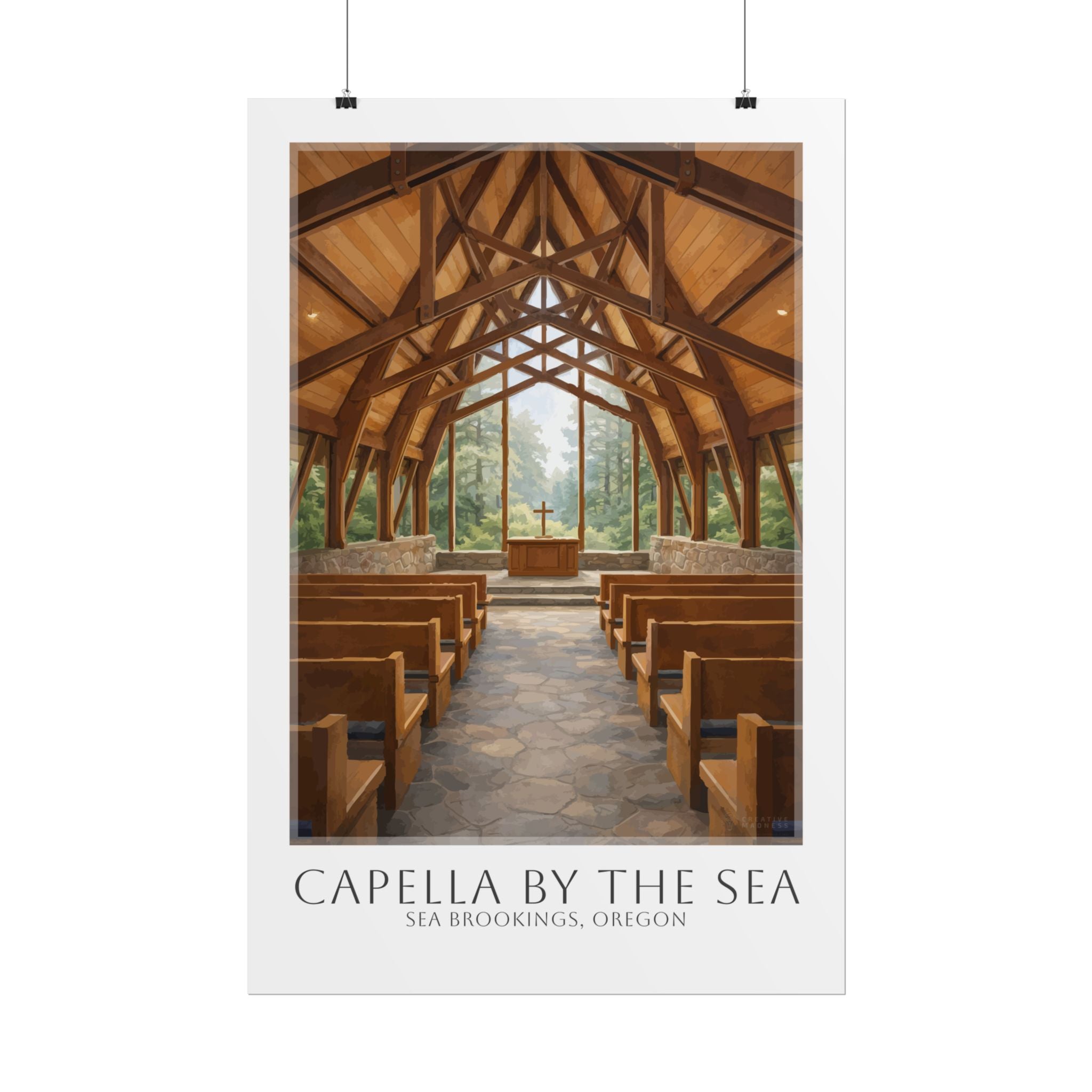 Capella By The Sea Travel Poster