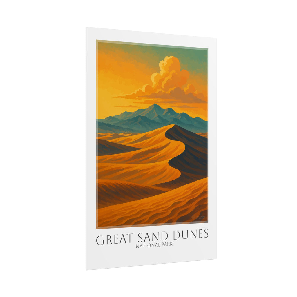 GREAT SAND DUNES  * Travel Poster * National Park Wall Art