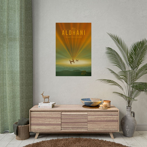 Aldhani Travel Poster