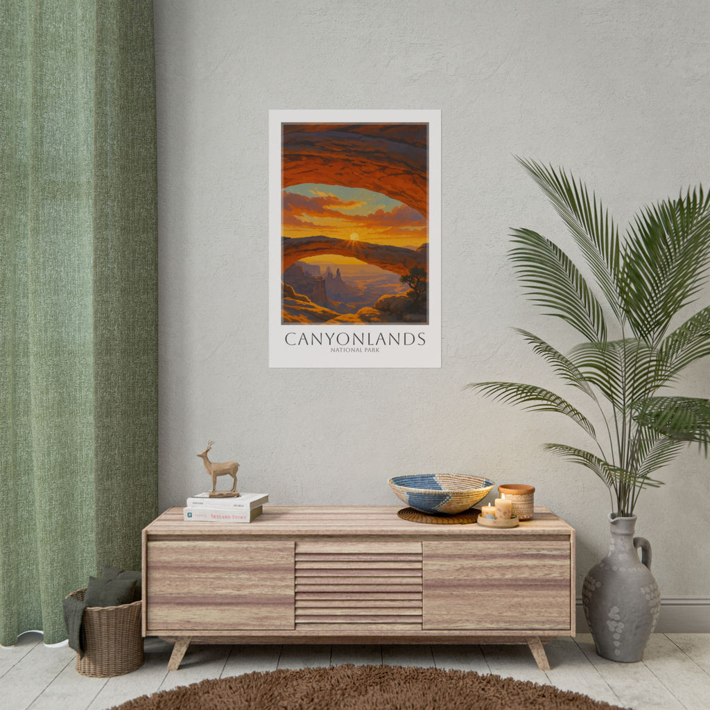 CANYONLANDS * Travel Poster * National Park Wall Art