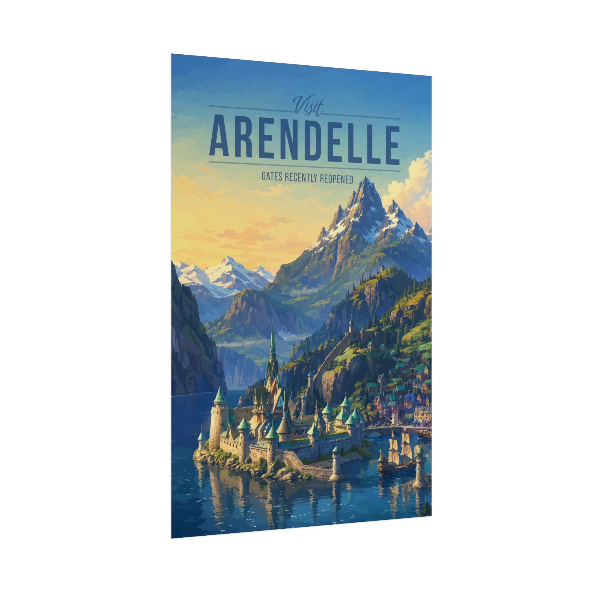 Arendelle Travel Poster
