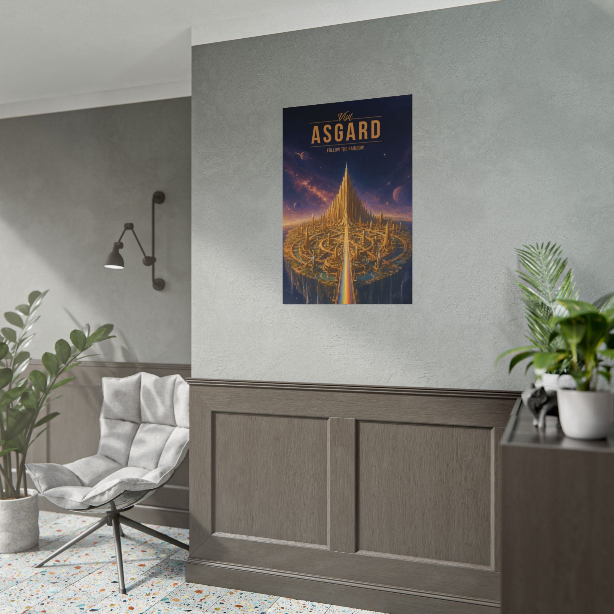 Asgard Travel Poster