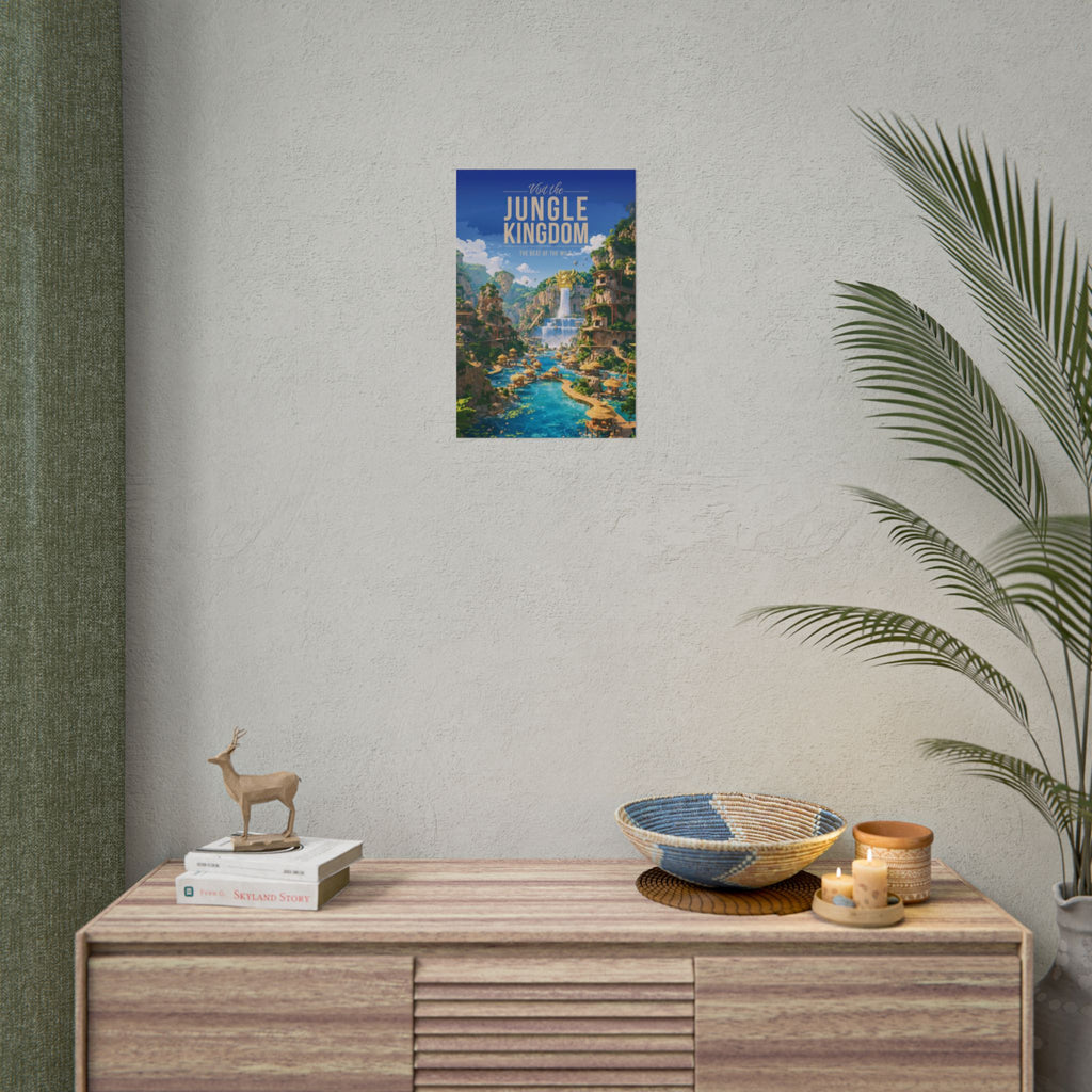 Jungle Kingdom Travel Poster
