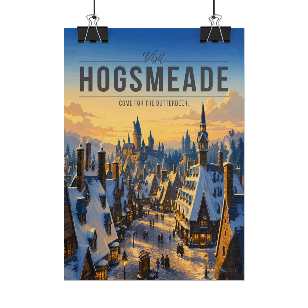 Hogsmeade Travel Poster