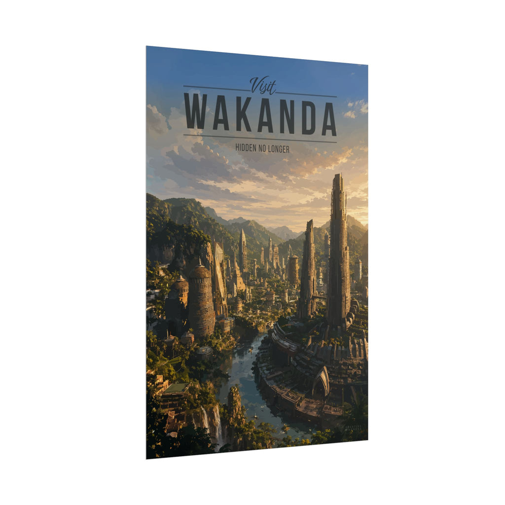 Wakanda Travel Poster
