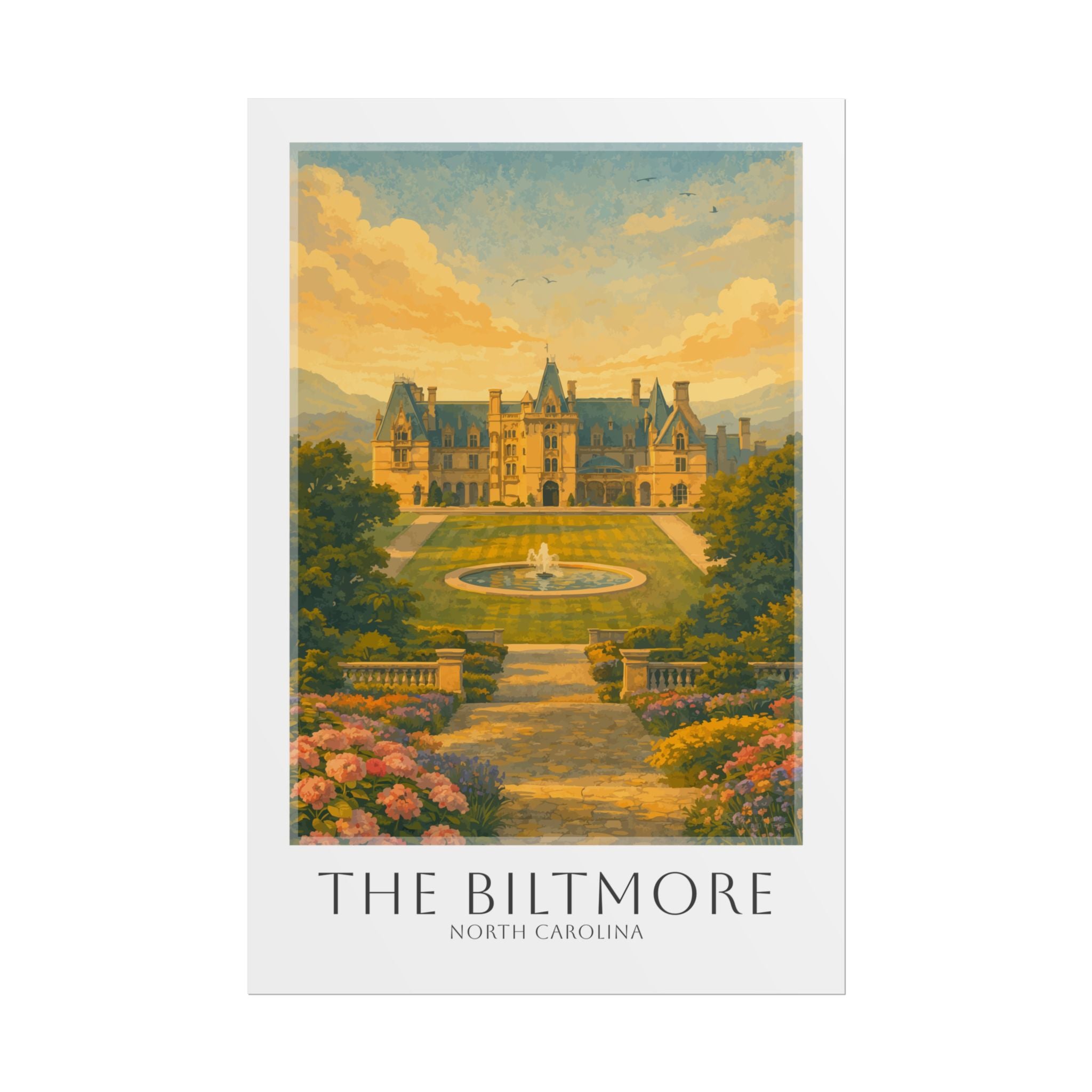 The Biltmore Travel Poster