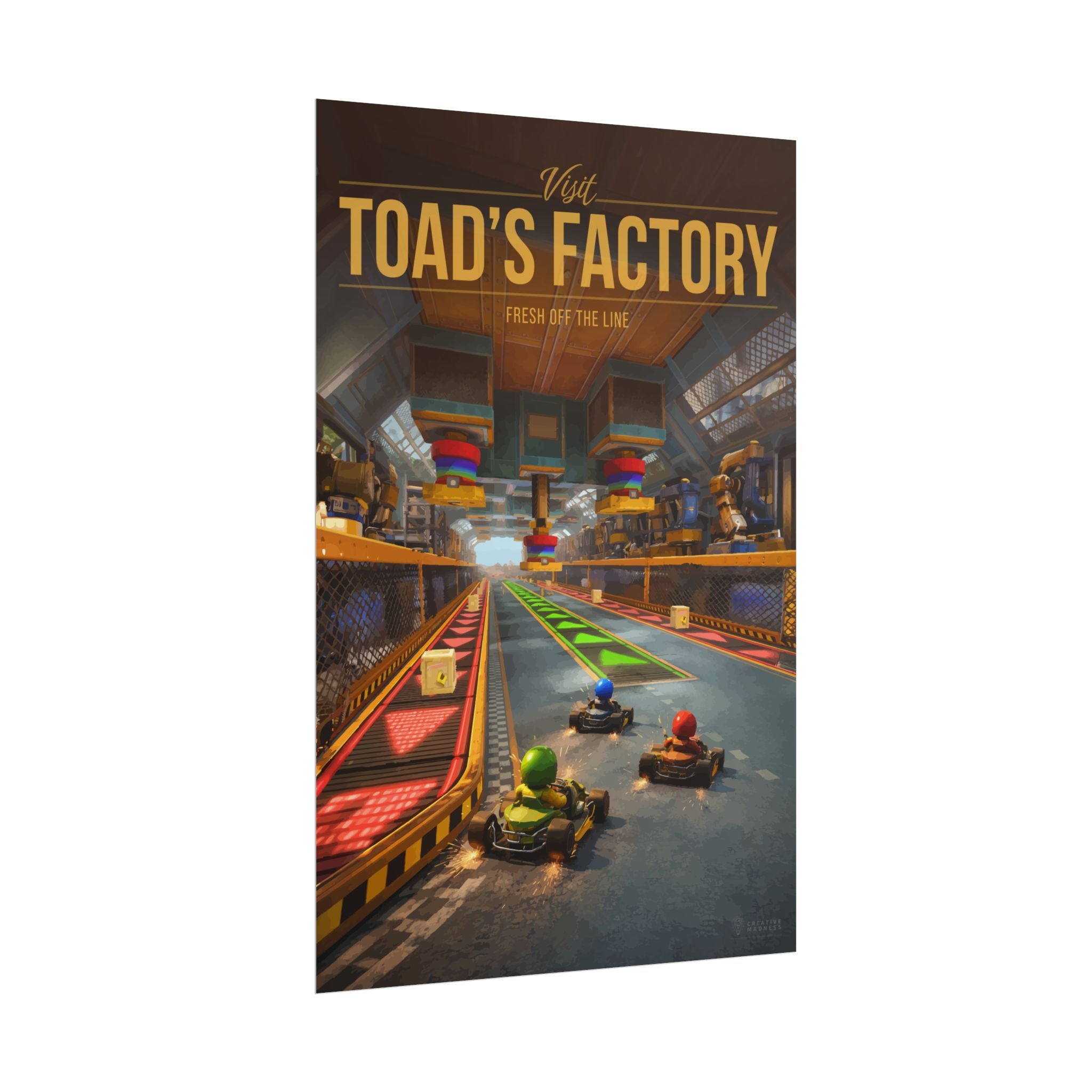 Toad Factory Travel Poster