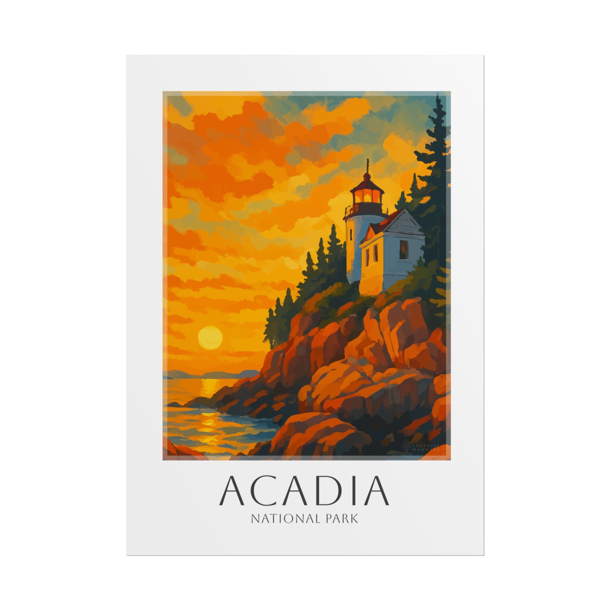 ACADIA * Travel Poster * National Park Wall Art