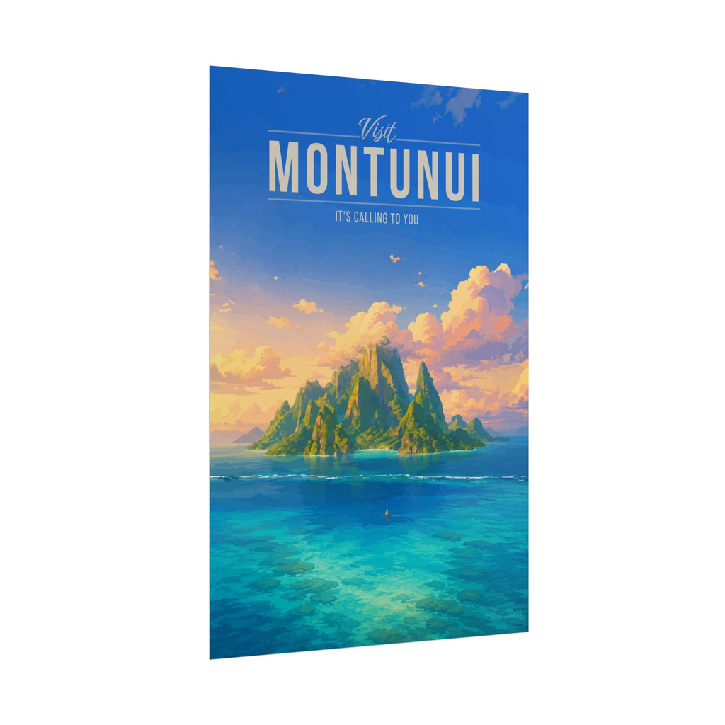 Montunui Travel Poster