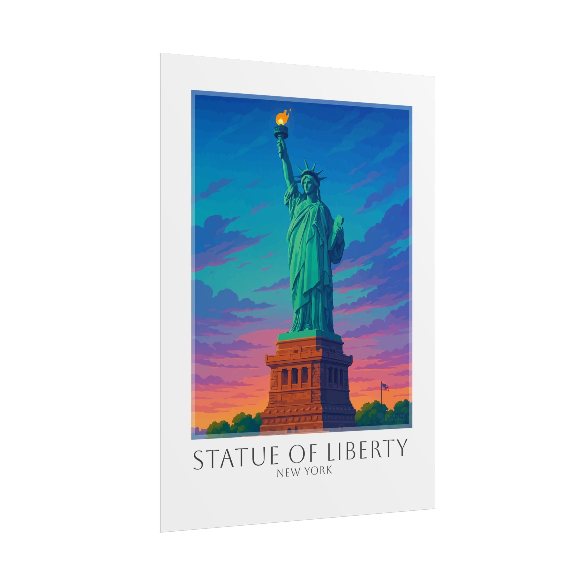 Statue Of Liberty Travel Poster