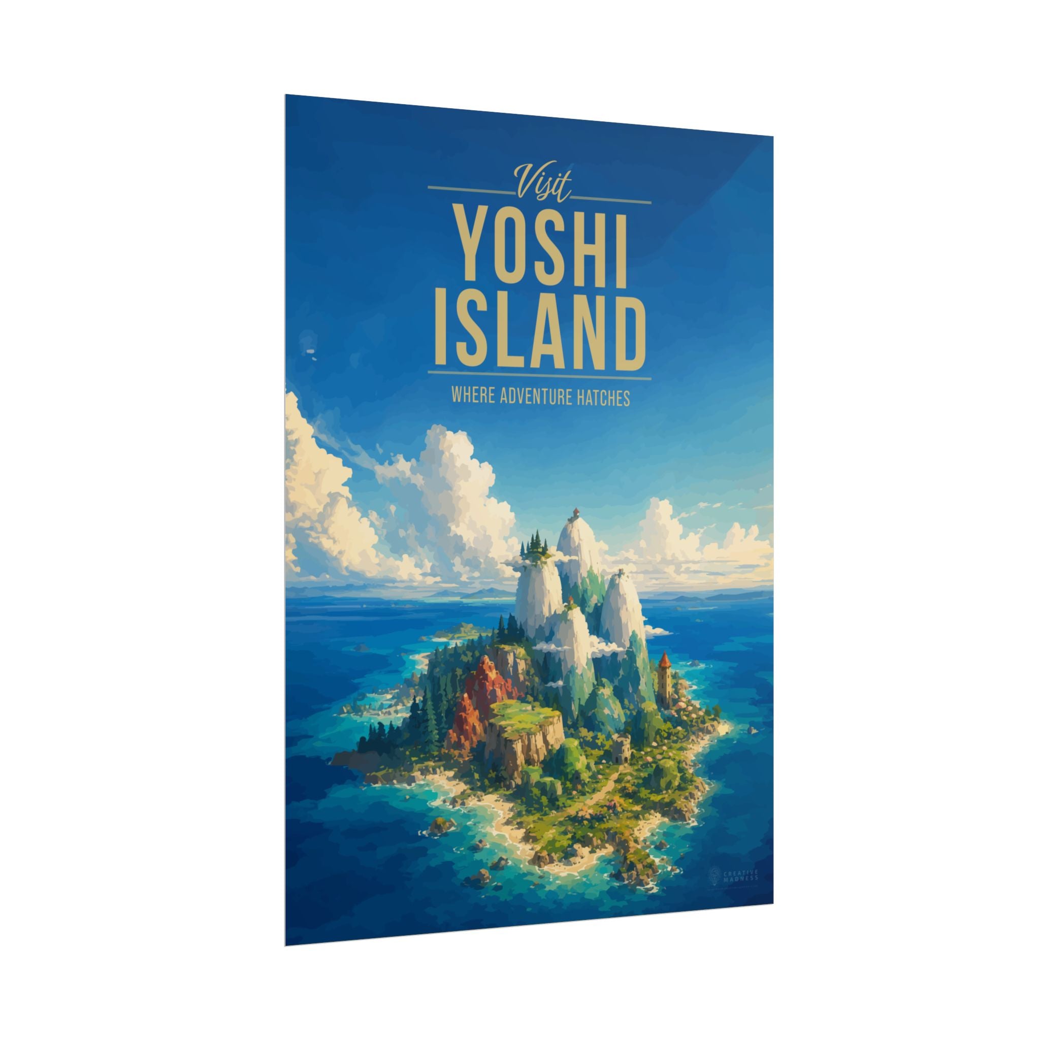 Yoshi Island Travel Poster