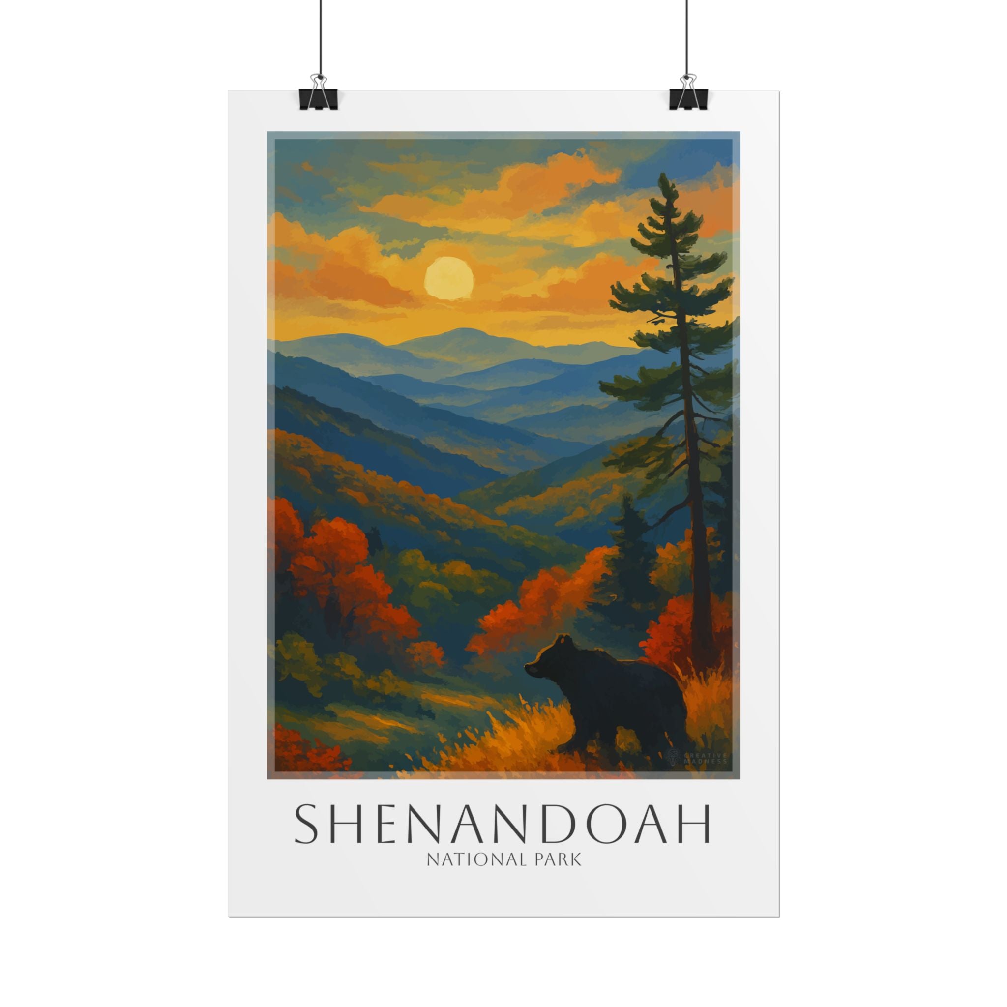 SHENANDOAH * Travel Poster * National Park Wall Art