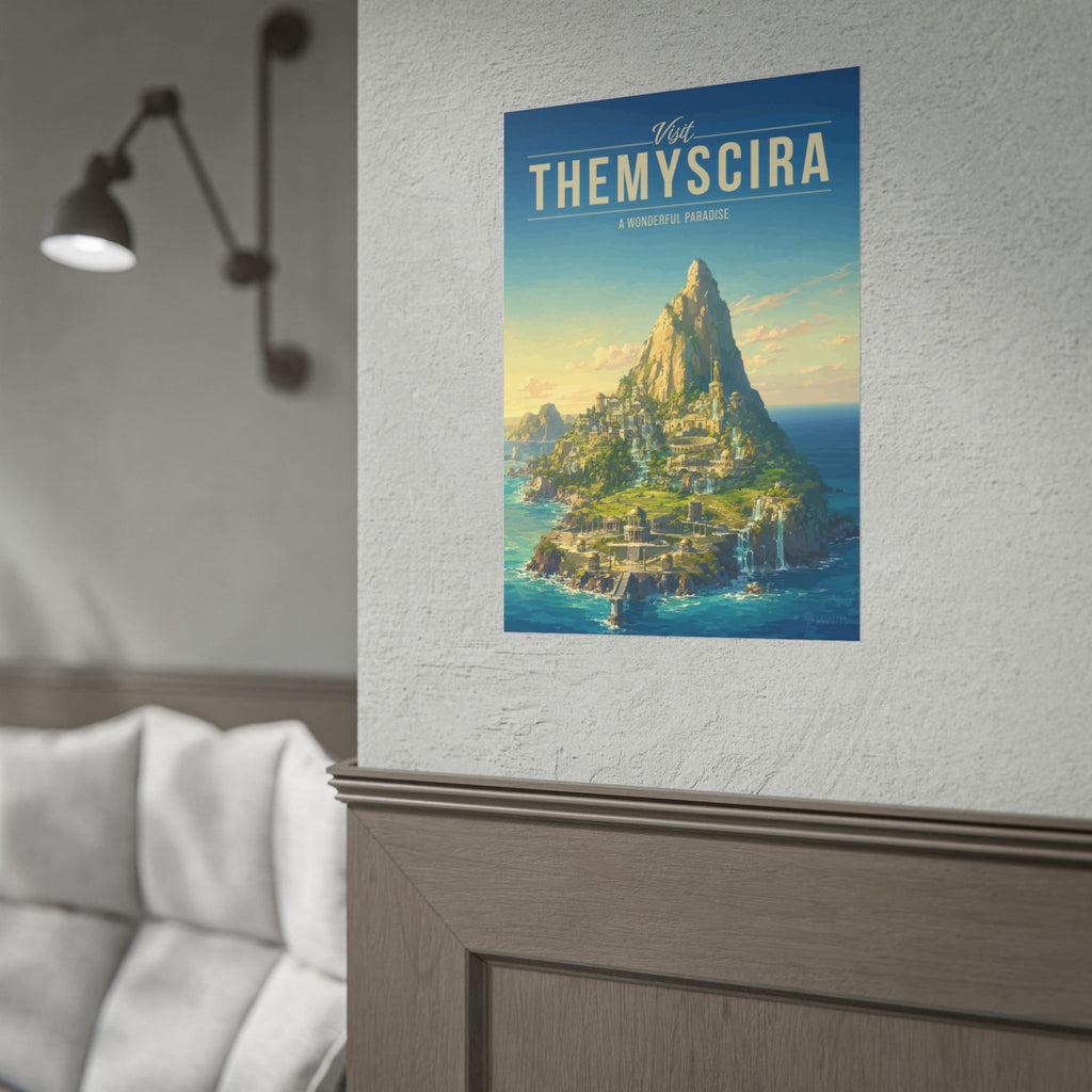 Themyscira Travel Poster