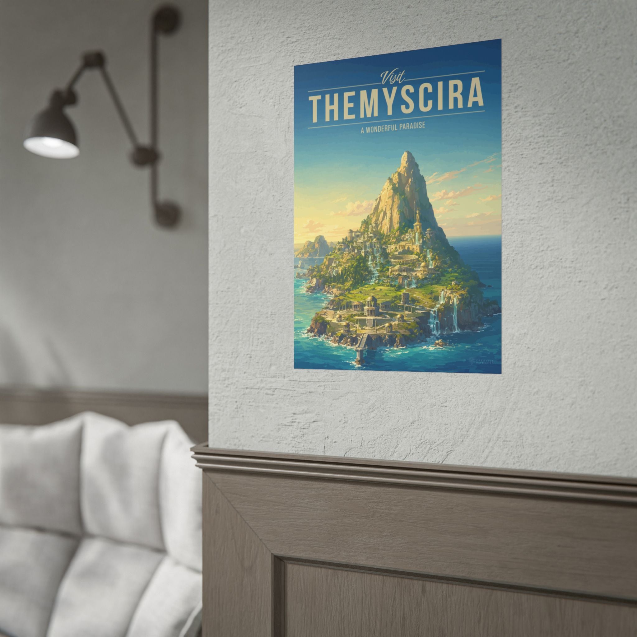 Themyscira Travel Poster