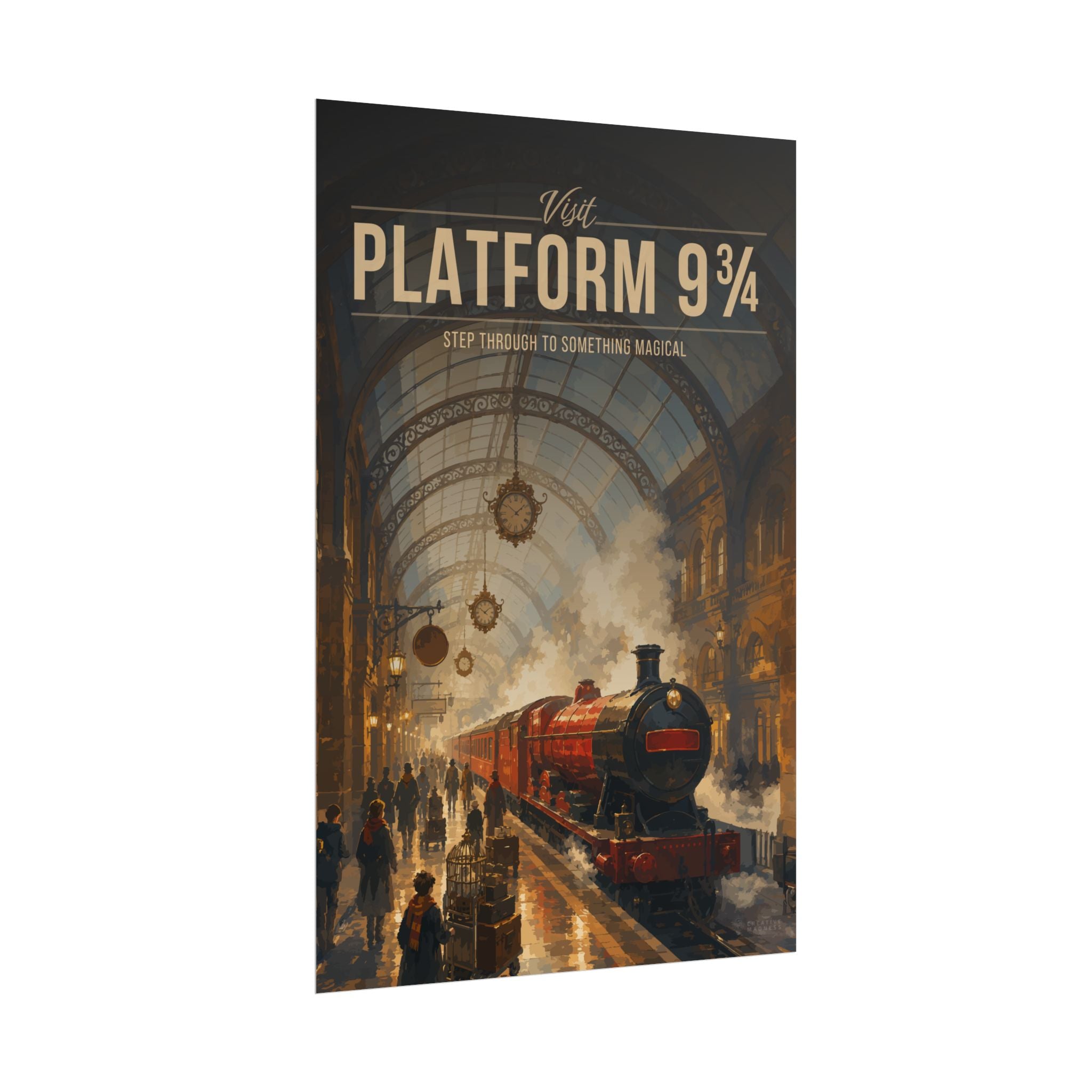 Platform 9-34 Travel Poster