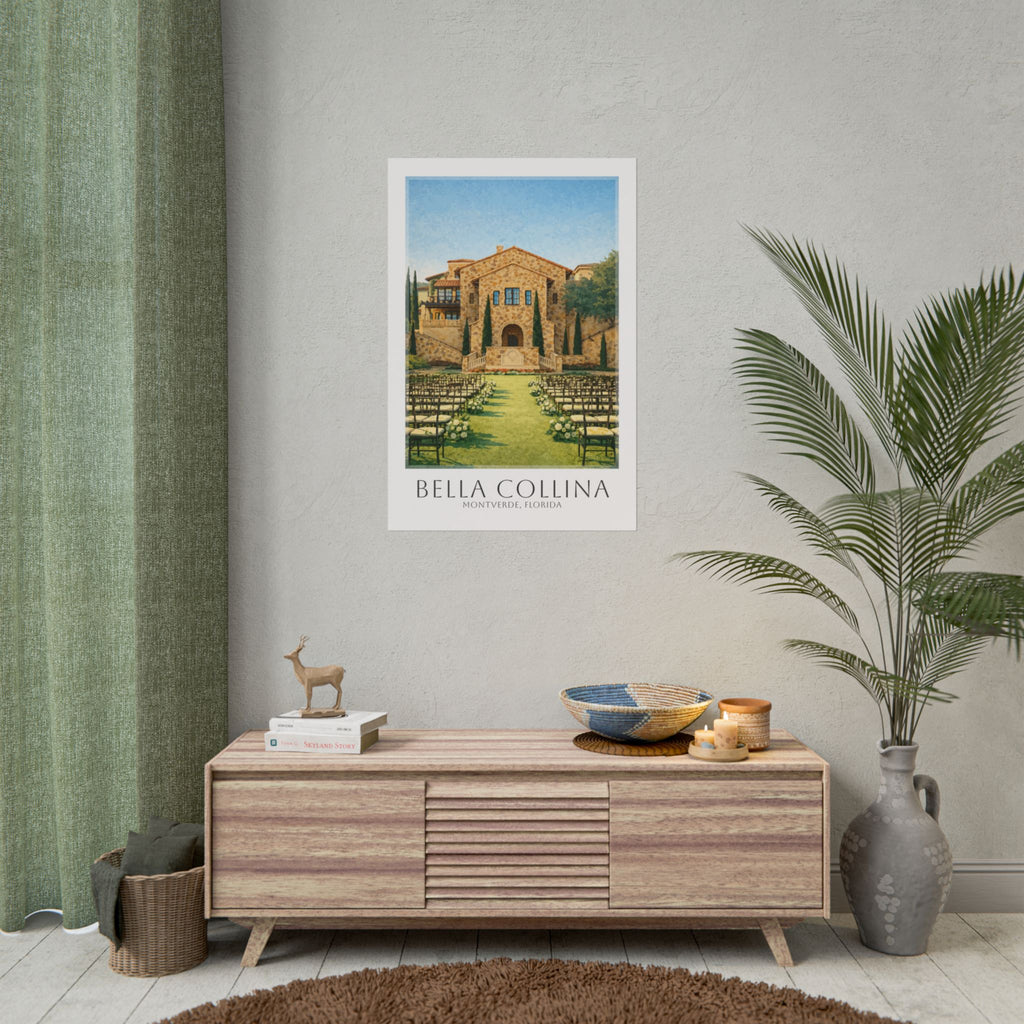 Bella Collina Travel Poster